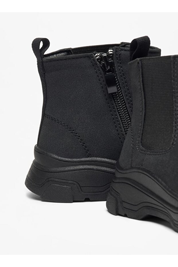 أحذية صلبة عالية القطع مع سحاب للإغلاق - 5