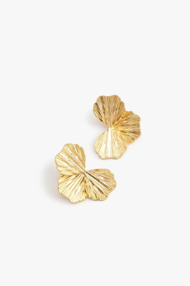 Flower Gold Earrings