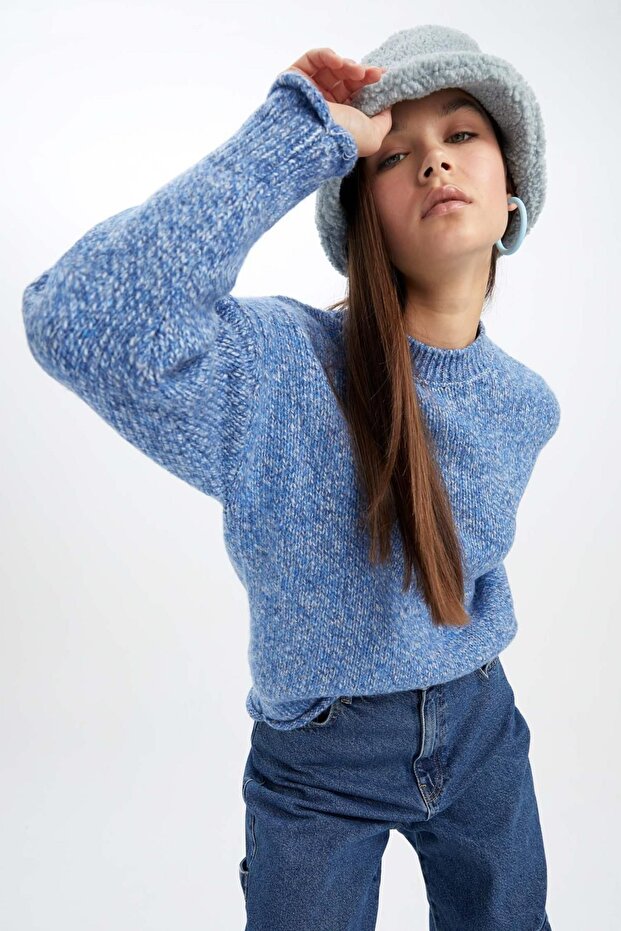 Crew Neck Coool Regular Fit Sweater - Y8093Az22Wn