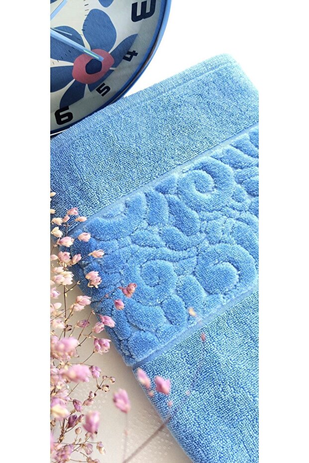 Dowry Luxury Cotton 70X140 Cm. Exported Bath Towels (Contains 100% Cotton Fibers)
