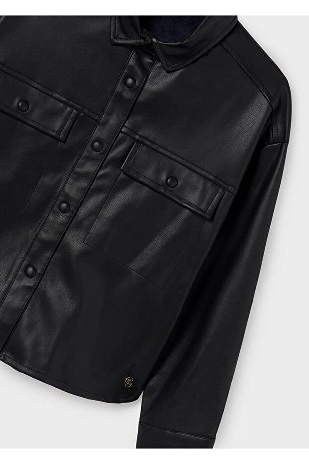 Suni Deri Üst Gömlek - 1