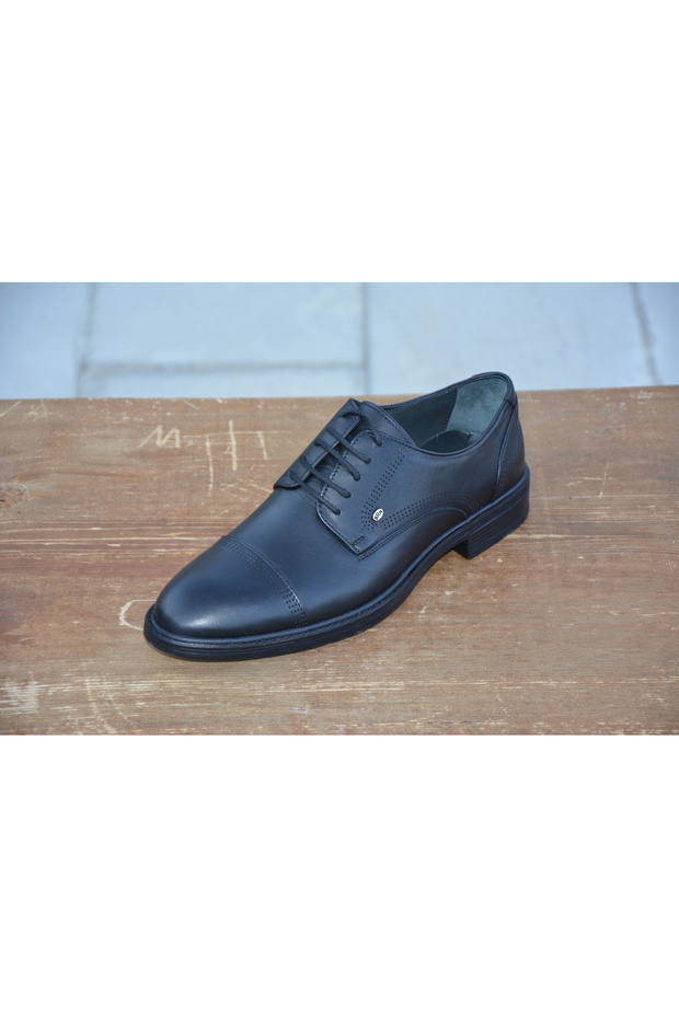 Men's Winter Shoes Genuine Leather Rubber Sole Lace-Up Water Resistant