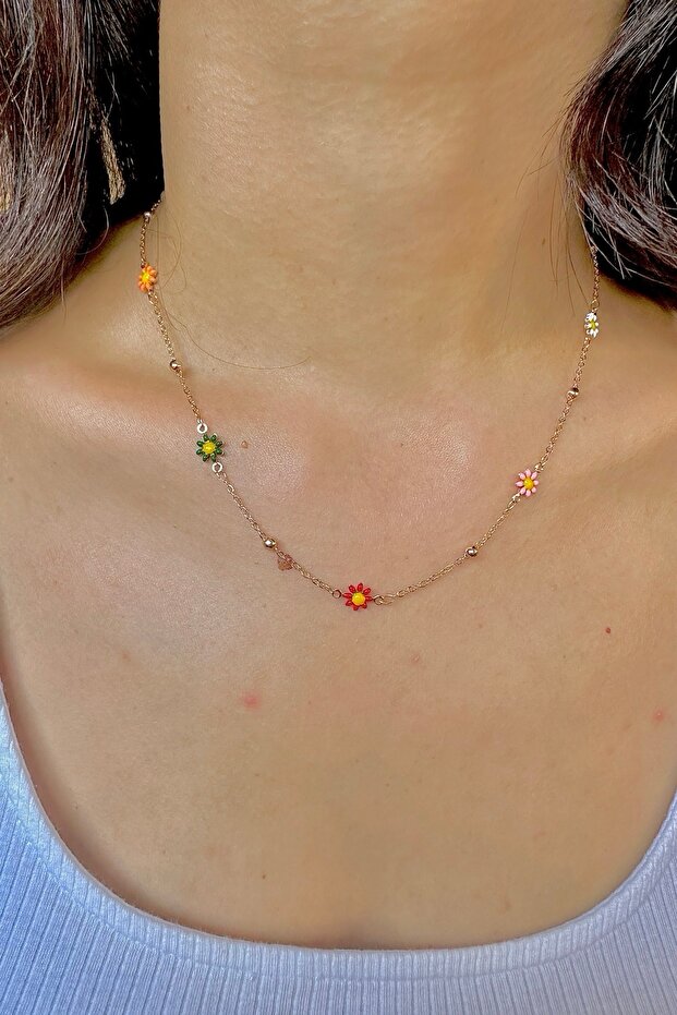 قلادة من الخرز الملون ديزي - تصميم متسلسل - 1