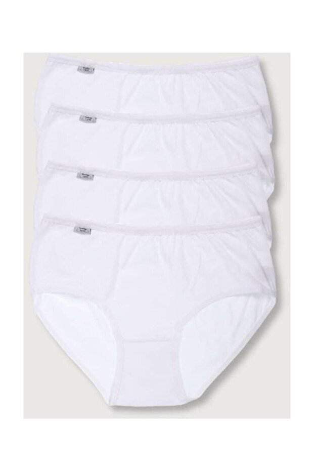 Women's White 4 Pack Lycra Bato Panties ELF568T0924CCM4