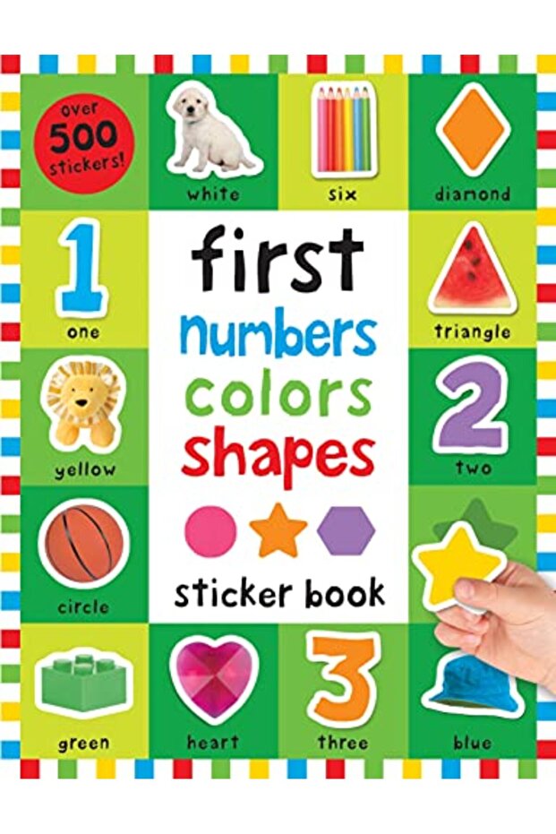 First 100 Stickers First Numbers Colors Shapes