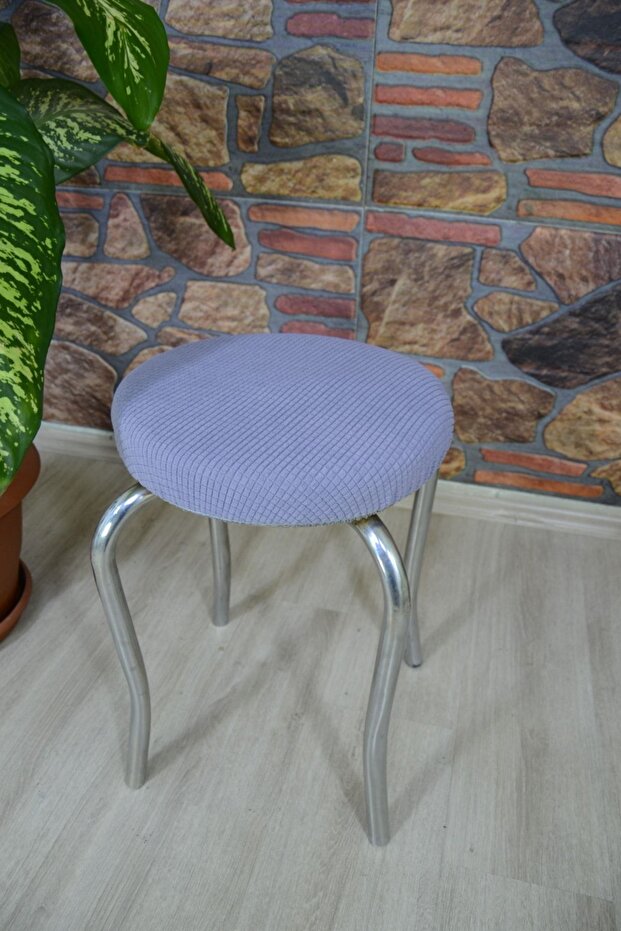 4 Adet Pıtıkare Tabure Örtüsü - 3