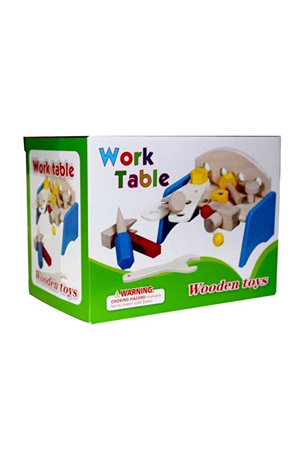 Tezgahlı Oyuncak Tamir Seti Masalı Oyuncak Tamir Seti Çalışma Tamir Seti Eğitici Oyuncak - 2