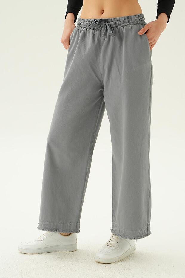 Pantaloni largi model 4760 gri - 4