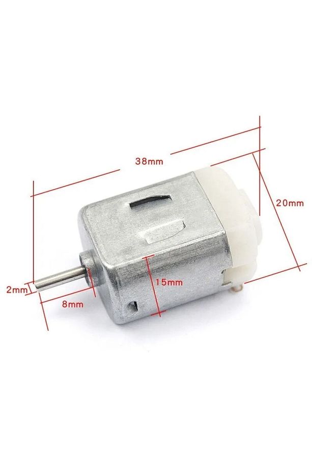 10 Adet Dc Motor Deney Motoru 3v 6v Motor Yüksek Devir Dinamo Motor D.m - 6