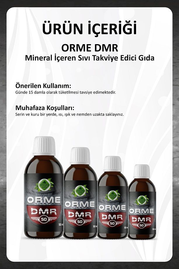 Orme Dmr 50 ml Demir Içeren Sıvı Takviye Edici Gıda - 4