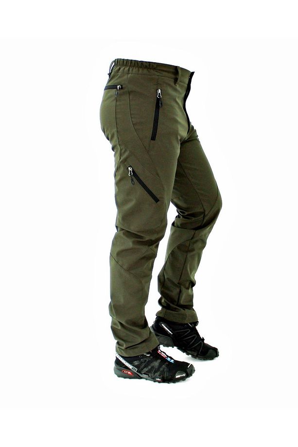 Haki Windblock Softshell (Polarsız) Outdoor Pantolon - 3