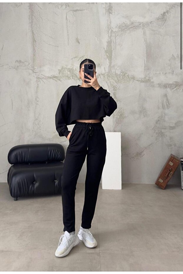 Woman. Modal Fabric Tracksuit Set