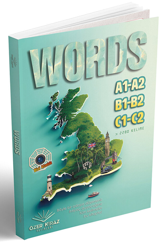Özer Kiraz Yayınları Words (İNGİLİZCE KELİME KİTABI)