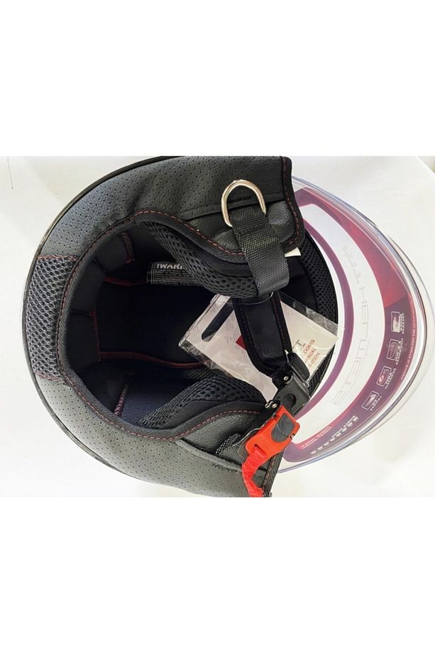 Helmets Yarım Kask Kask Jet Street A1 Matt Black - 6