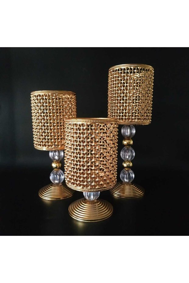 3 LÜ SALON ŞAMDAN MUMLUK SET