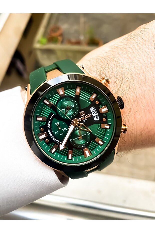 brand silicone cord Men's wrist watch with bracelet gift
