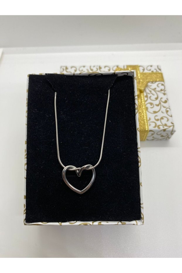 316L Steel Knot Heart Model Necklace