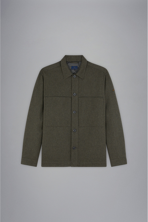MEN'S WOOLLEN OVERSHIRT - 5