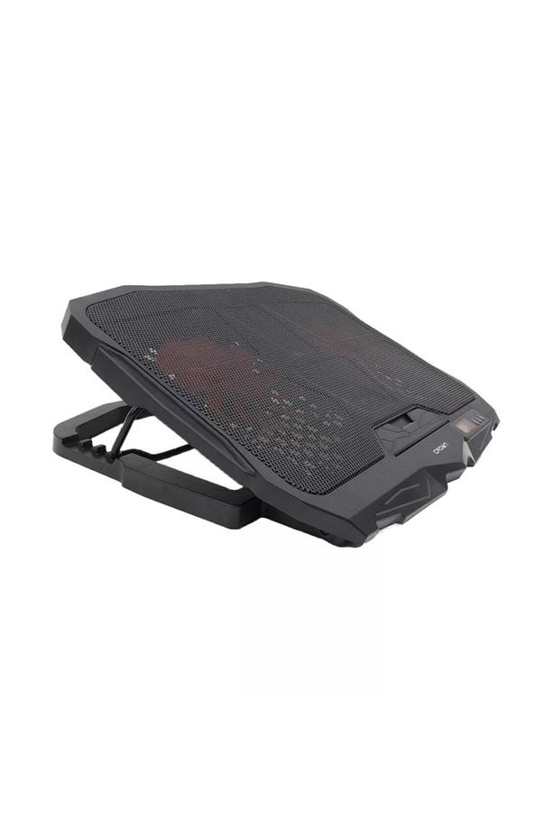 4 Fanlı Notebook Soğutucu Red Led Işık Ve Lcd Gösterge Paneli Yüksek Performanslı Soğutma Cmls-01 - 5