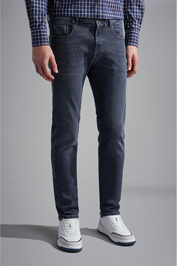 JEANS BLACK RIVET 5 TASCH - 1