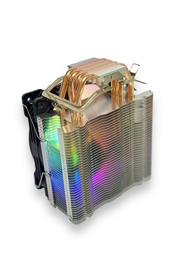 M4-12xpro 12cm Rainbow 4 Bakır Borulu 135w 4 Pin Intel/amd Kule Tipi Işlemci Cpu Fan - 5