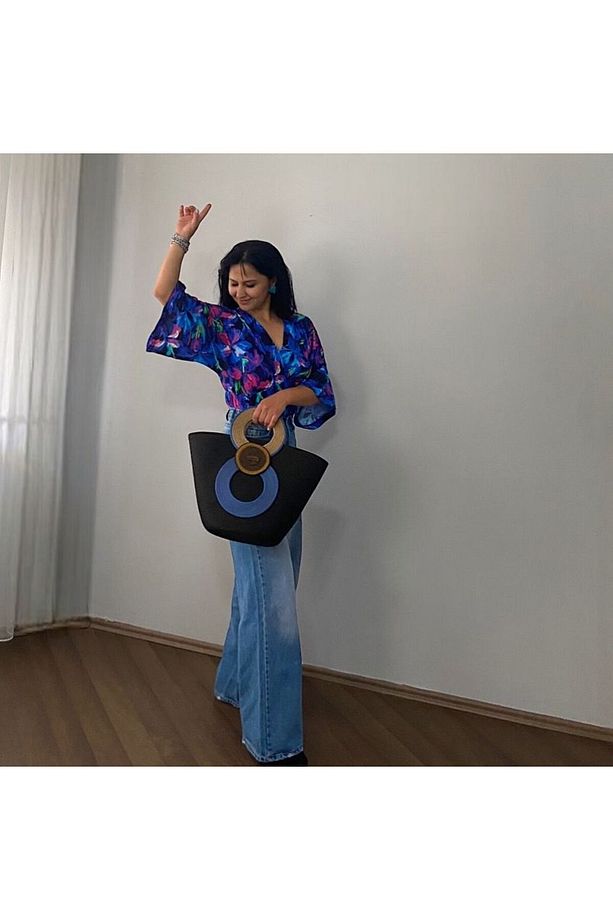 Hasır Çanta, Plaj Çantası - 4