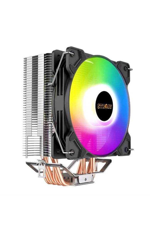 M4-12xpro 12cm Rainbow 4 Bakır Borulu 135w 4 Pin Intel/amd Kule Tipi Işlemci Cpu Fan - 1