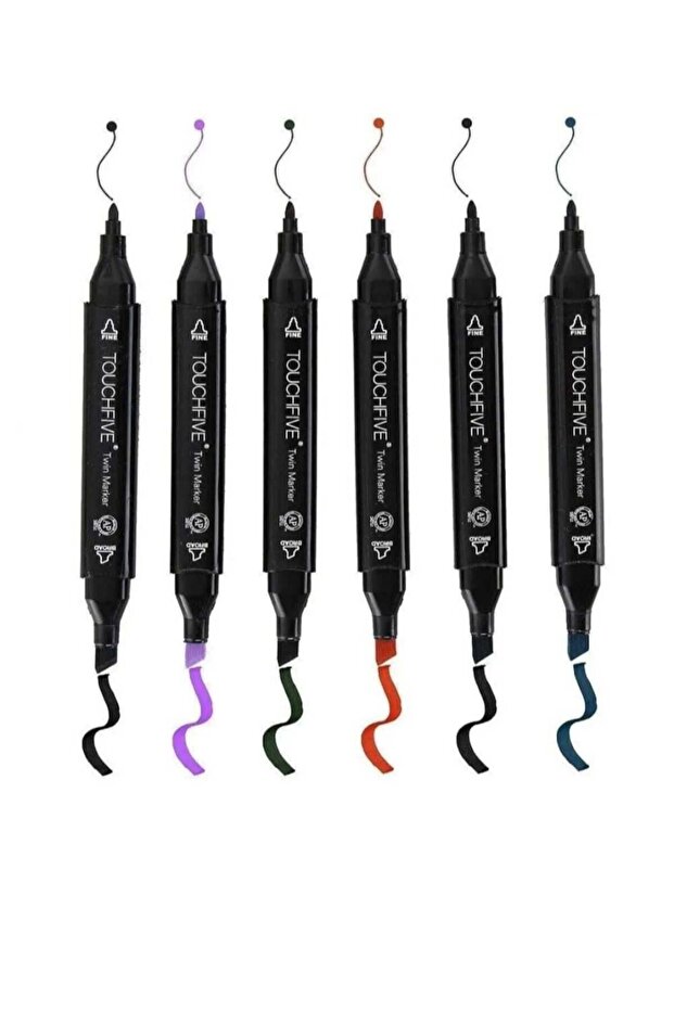 48'li Çift Taraflı Çantalı Marker Kalem Seti - 4