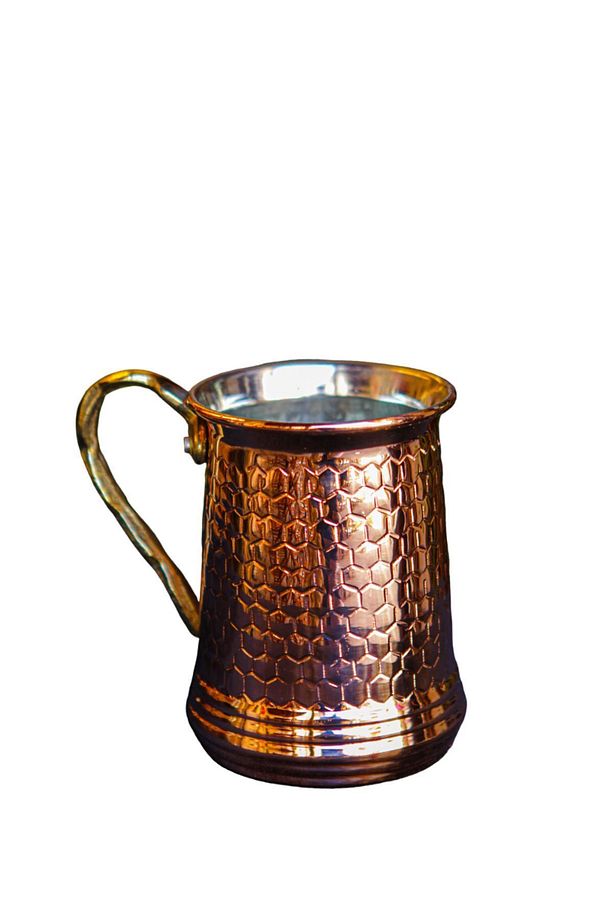 Bakır Zımba Modelli Bardak - 3