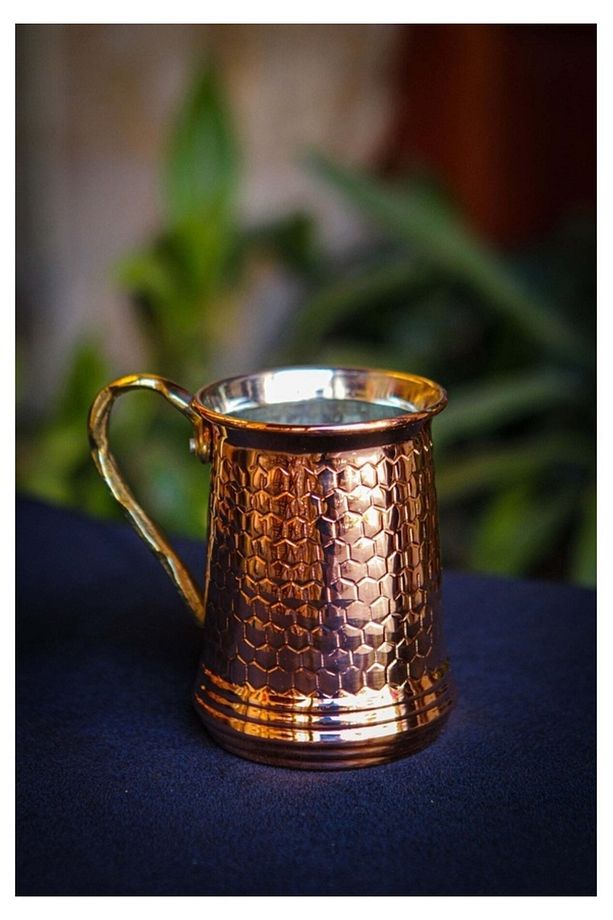 Bakır Zımba Modelli Bardak - 1