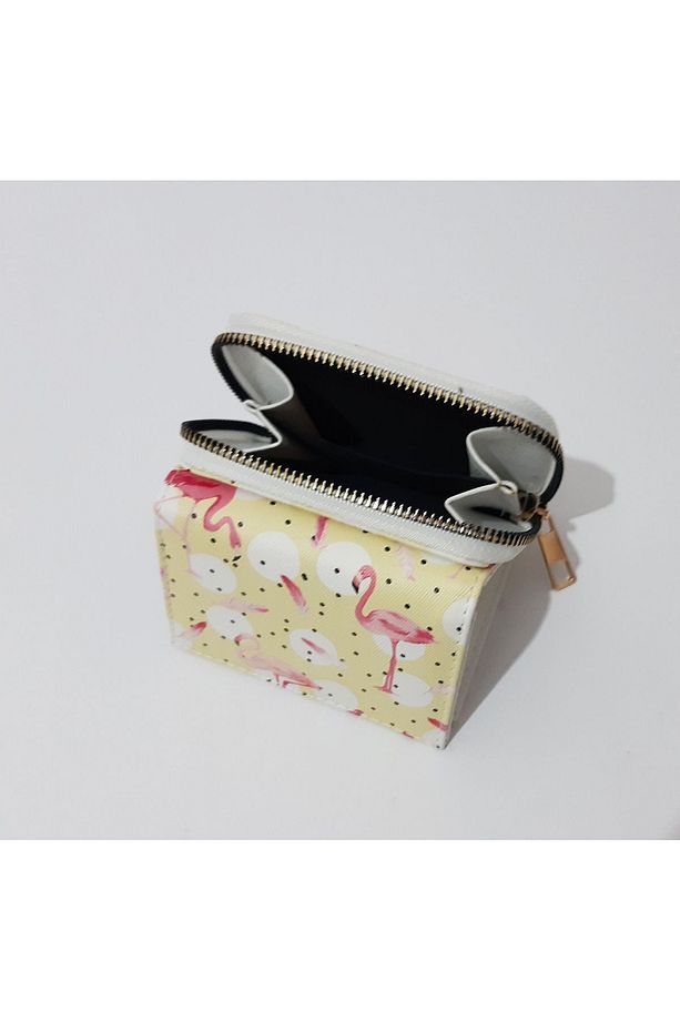 Çocuk Cüzdan 11x8 CM Flamingo Desenli Çocuk Cüzdanı - 5