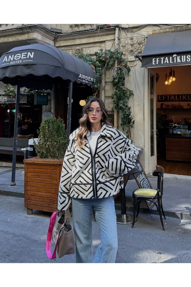 Elegance Feather Yelek - 6