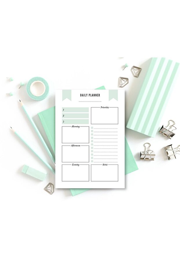 Minimal English Daily and Weekly Planner/To Do List/Notebook/Notepad/Memopad A5 - 4