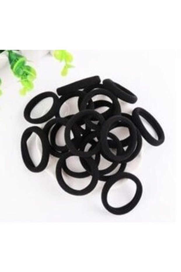 18 Pack Black Flexible Elastic Hair Clips