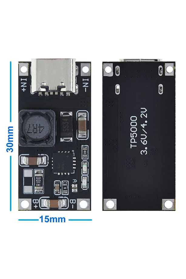 TP5000 1A 3.6V Lipo Lifepo4 Pil Şarj Modülü  1S 4.2V Lityum Li-Ion Batarya Akü Mp3 Mp4 Tablet Pda - 5