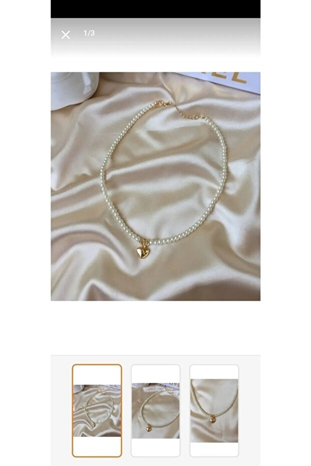 Kalpl Cam Inci Kolye - 1