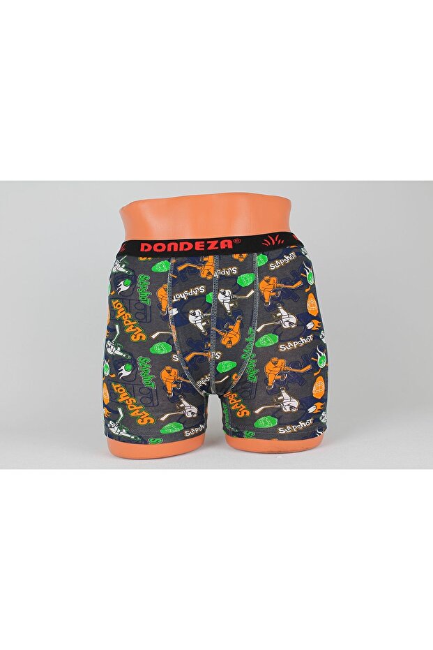 بوكسر للأولاد منقوش مكون من 6 قطع - 4