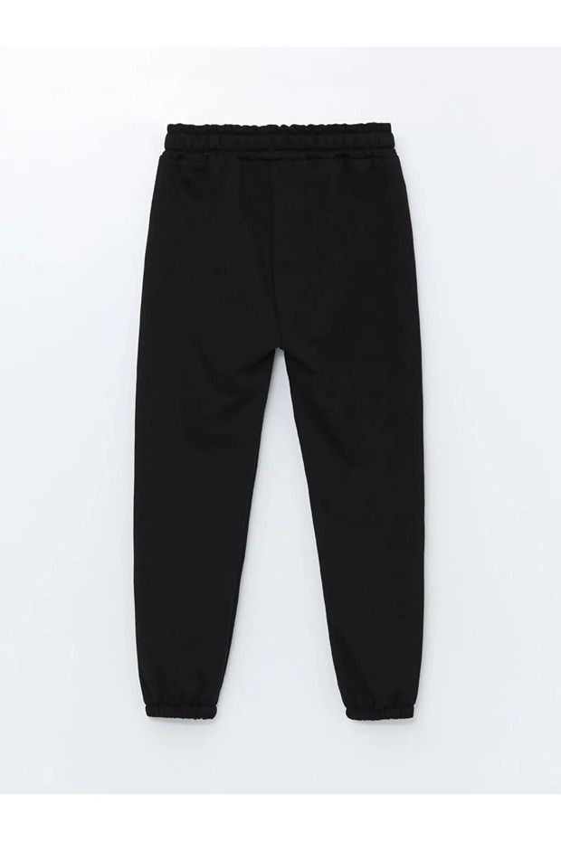 LCW baby Yeni Siyah Beli Lastikli Basic Erkek Bebek Jogger Eşofman Altı - 2