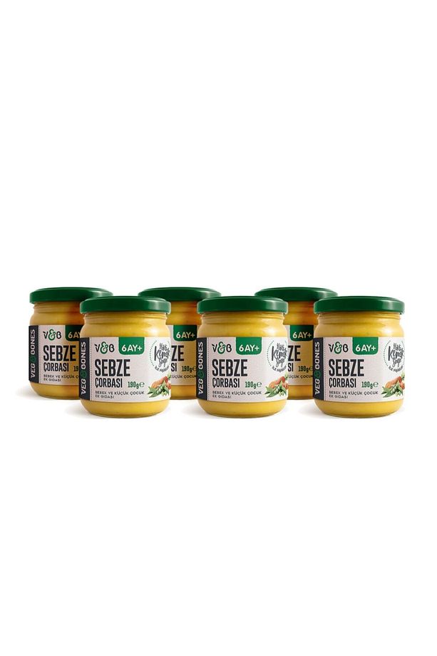 Sebze Çorbası Bebek Ekgıda 190gr 6 Adet - 1