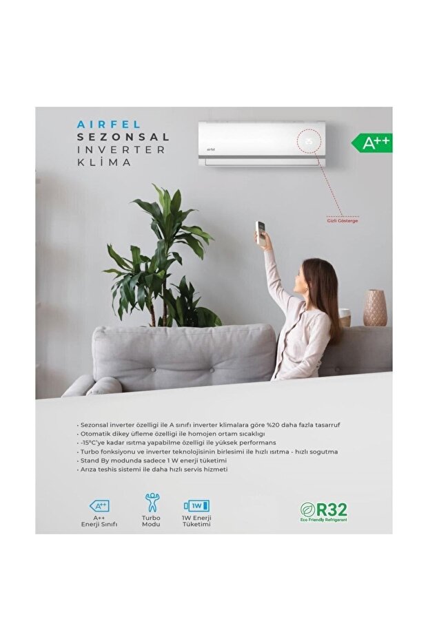 Ltxm50n A++ 18000 Btu R32 Duvar Tipi Inverter Klima - 3