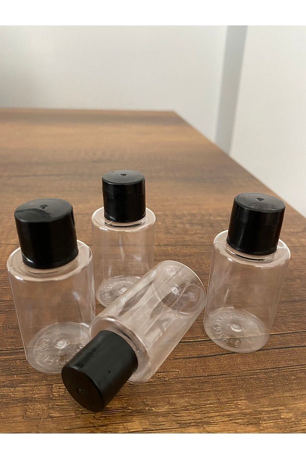 100 Adet Kapaklı Boş Şişe 30 ml Dekoratif Şampuan Şişesi - 3