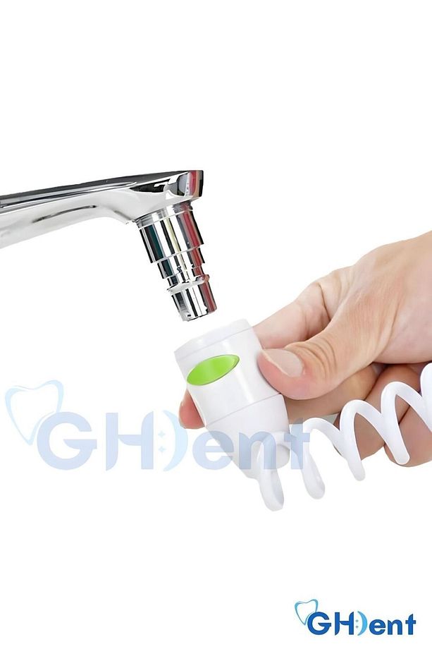SH16 Diş Fırçalı Ağız Duşu 6 Başlıklı Askılıklı Aile Boyu Elektrik Şarj Hazne yok - 8