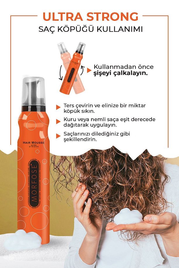 Ultra Strong Saç Köpüğü 200 ml - Güçlü Tutuş - 3