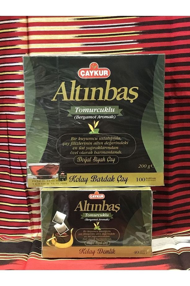 Altınbaş bergomat aromalı demlik poşet(200g) ve süzen poşet çay(200g) - 1