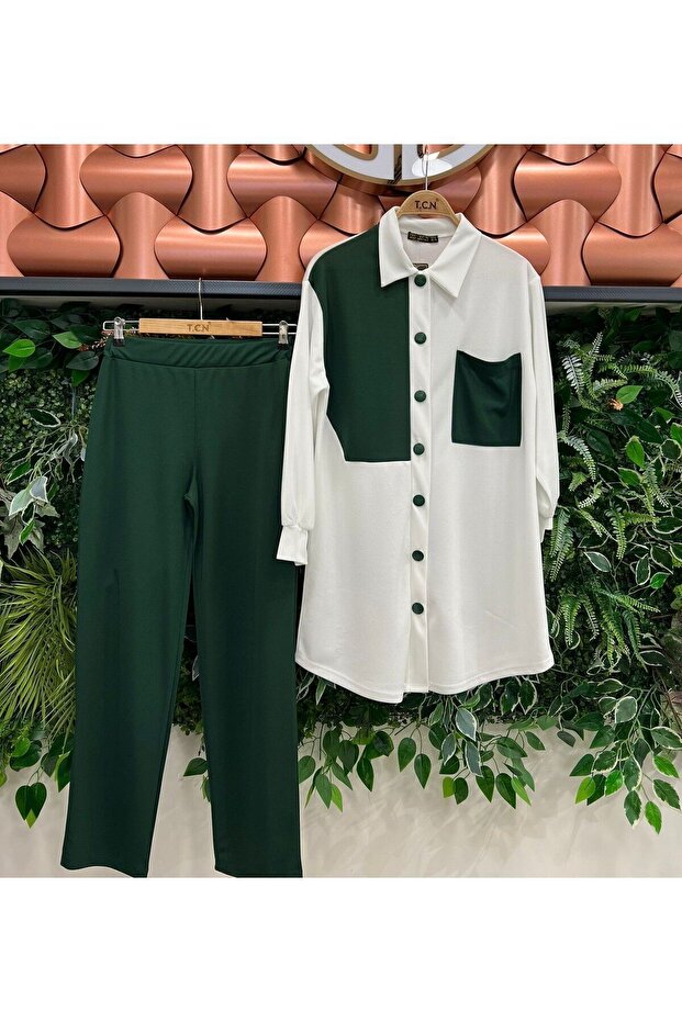 Single Pocket Shirt Trouser Set