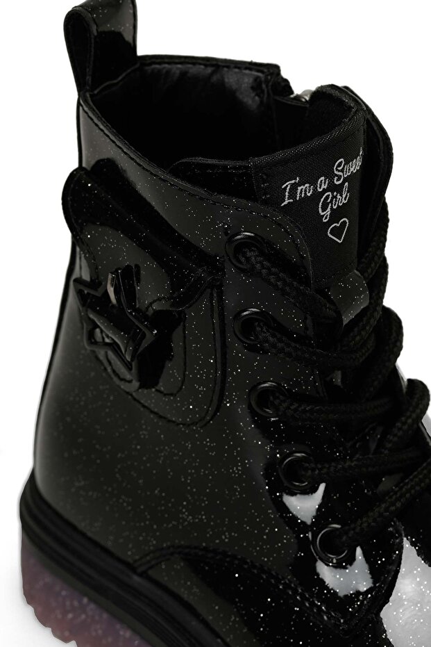 LOPAN.P 4PR Siyah Kız Çocuk Sneaker Bot - 7