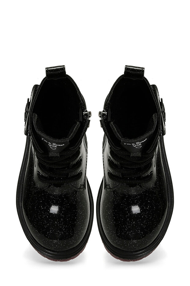 LOPAN.P 4PR Siyah Kız Çocuk Sneaker Bot - 4