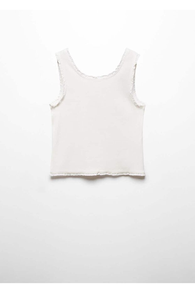 Askılı Fitilli Tişört - 4