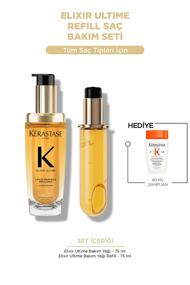 Elixir Ultime Refill Saç Bakım Seti - 1