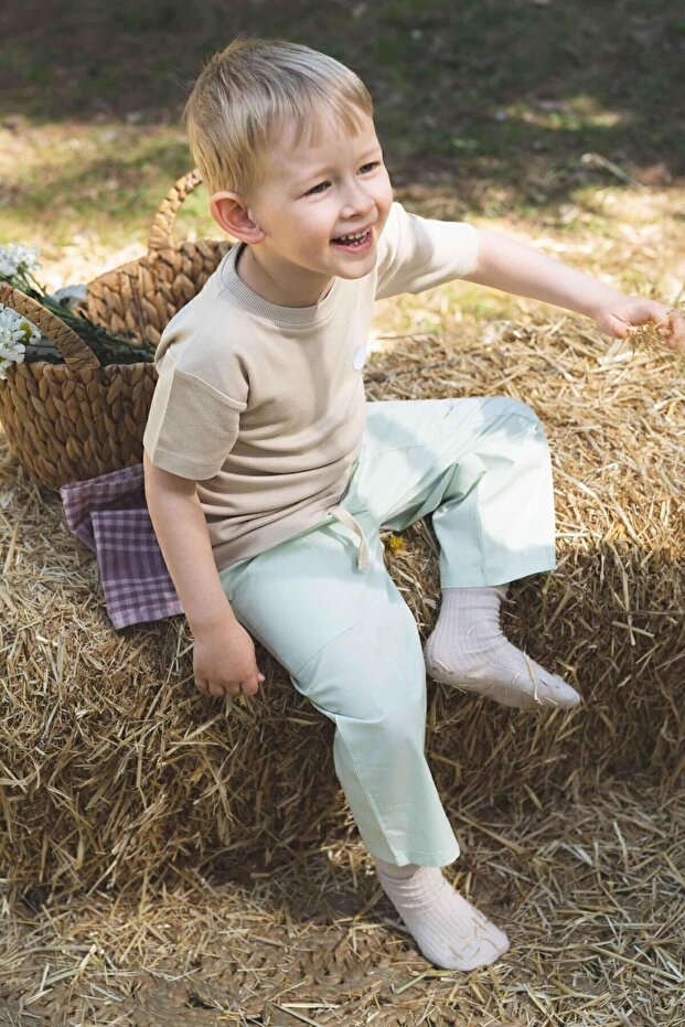 Children's Pants Green Organic Cotton